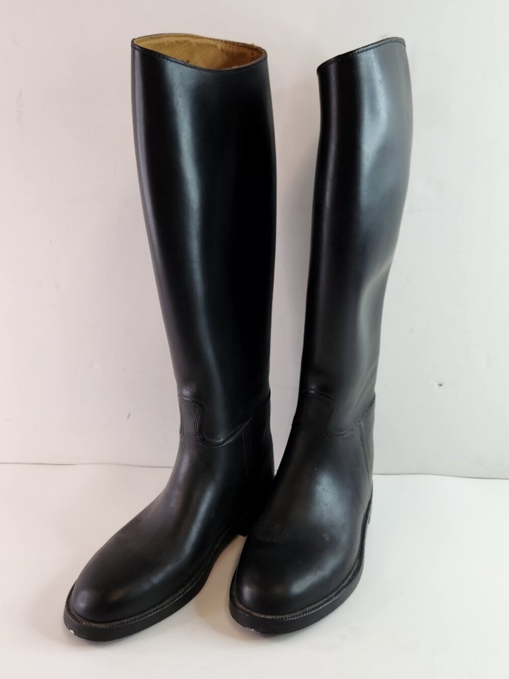 Aigle XL Black Knee High Rain Boots Mens Size EU 39 / US 8